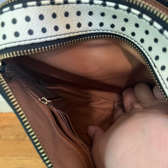 Fossil Polka Dot Crossbody Purse - Picture 9 of 10